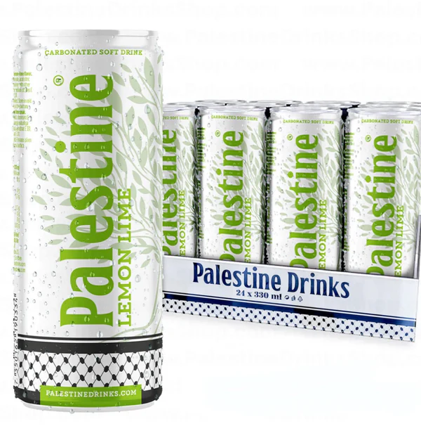 Palestine Drinks Lemon Lime 330ml – 24 Pack