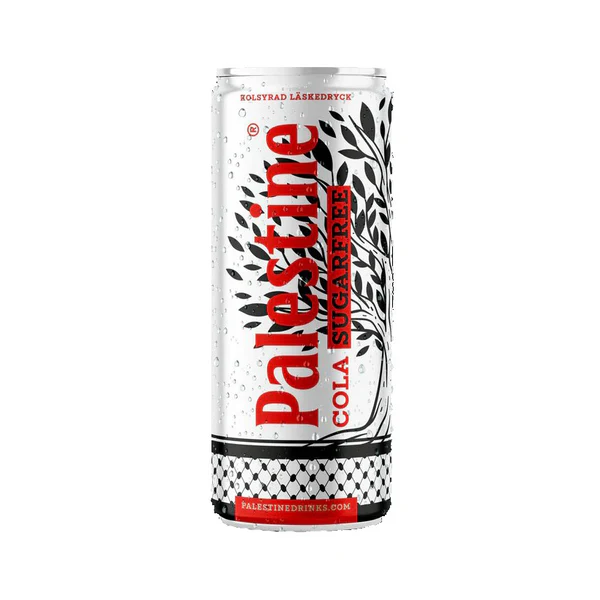 Palestine Drinks Cola Sugarfree 330ml – 24 Pack