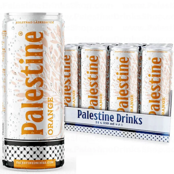 Palestine Drinks Orange 330ml – 24 Pack
